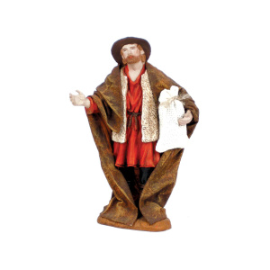 Pastor saco mano vestido con tela 10cm durexina (OPD00046)