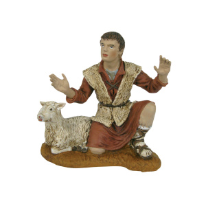 Pastor oveja sentado 15cm durexina (OPD00068)