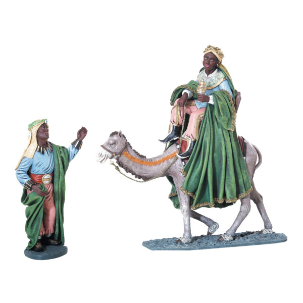 Reyes a camello y pajes 21cm. - Imagen 4