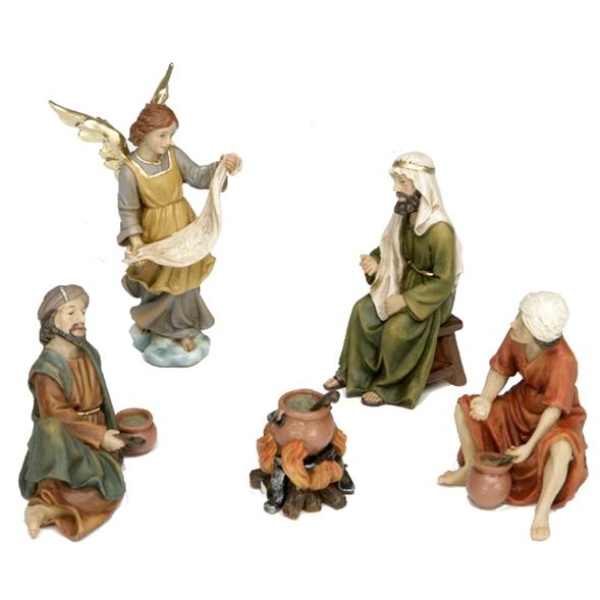 Anunciacion de resina 11cm