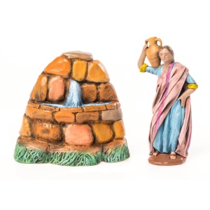 Pastora en la fuente