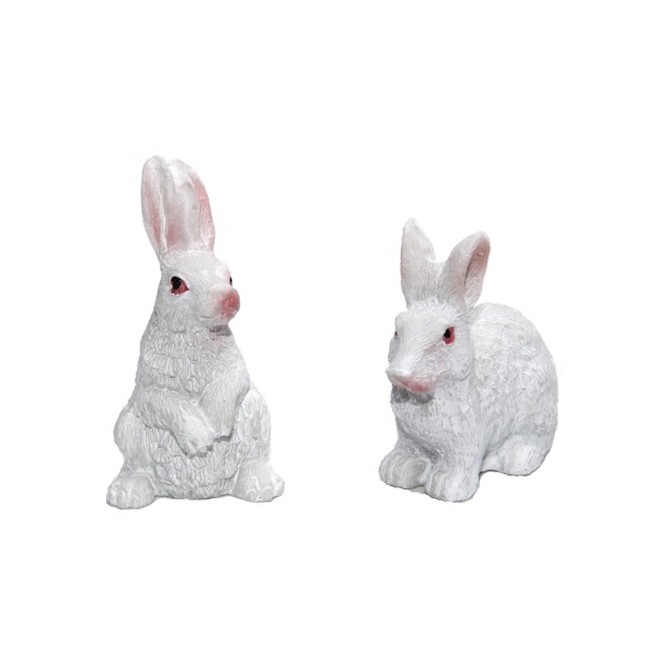 Pareja de conejos de 3.5cm
