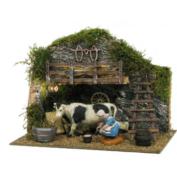 Pastora ordeñando vaca durexina eléctrico 10cm
