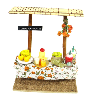 Puesto de zumos naturales para figuras de 8cm a 10cm