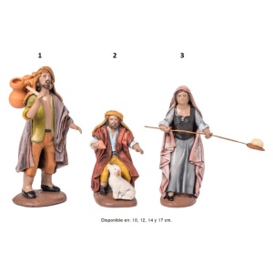 Pastores de barro lienzado