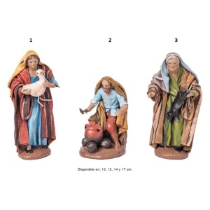 Pastores de barro lienzado