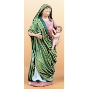 Pastora hebrea con niño barro lienzado