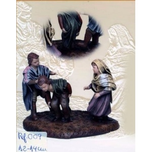 Niños saltando en barro lienzado