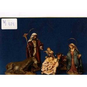 Nacimiento para el belén en barro lienzado