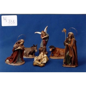 Nacimiento en barro lienzado