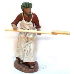 Panadero en barro lienzado