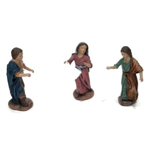 Niños jugando al pañuelo en barro lienzado