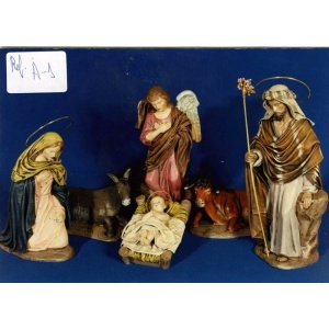 Nacimiento en barro lienzado