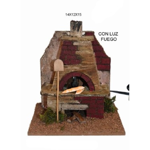 Horno de corcho para el belén 220v