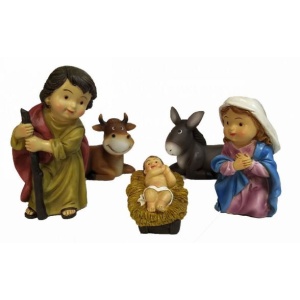 Nacimiento infantil resina 9cm