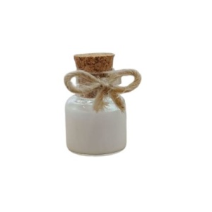 Tarro de leche cristal 2,5cm