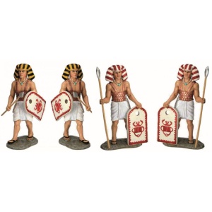 Pack 4 Egipcios 10cm
