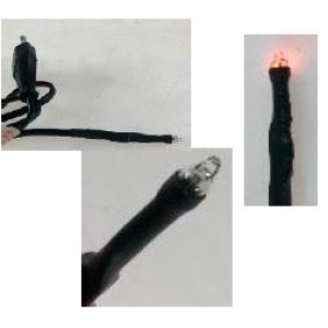 Luz led Fuego para el belén 220v