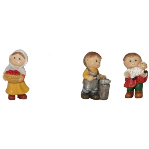 Conjunto de 3 pastores 6cm