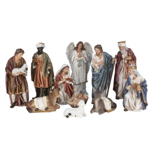 Nacimiento con reyes adorando de 45cm