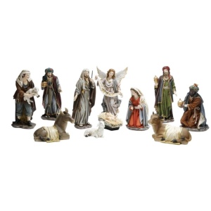 Nacimiento de resina 30cm (11 piezas)