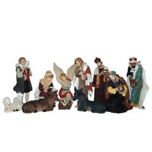 Nacimiento y reyes adorando 45cm