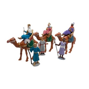 Reyes magos a camello 7cm