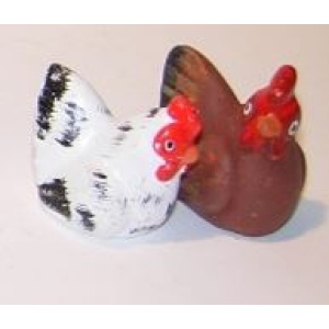 Conjunto de gallinas ponedoras 3cm