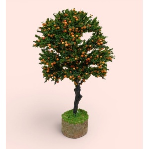 Ciruelo naranja 15cm para el belén