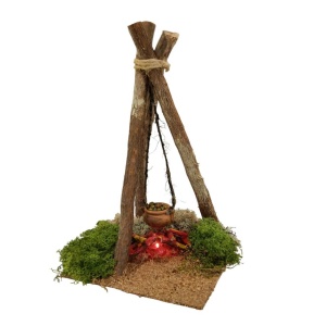 Fogata para el belén figuras 21cm