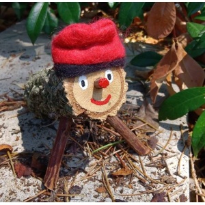 CAGATIÓ DE NADAL PEQUEÑO DIVERTIDO 9cm*3cm (TIO00009)