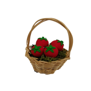 Cesta de tomates grande para el belén