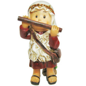 Pastor tocando la flauta infantil 9cm