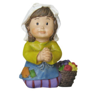 Pastora adorando infantil 7cm