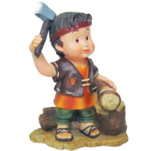 Leñador infantil 9cm