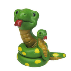 Serpiente enroscada infantil