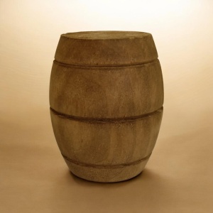 Barril miniatura de madera 3cm
