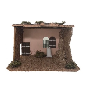 Portal de Belén para figuras de 10cm