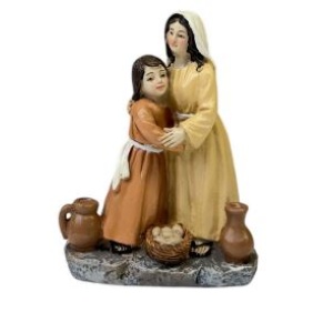 Pastora con niña 11cm