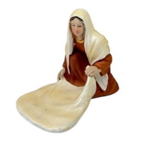Pastora adorando con manta 11cm